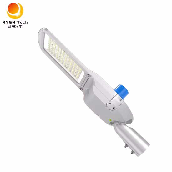 屋外公共道路照明 LED ルーズ IP66 フォトセル靴箱ランプアルミニウムポールハウジング 170lm/W 統合 50W 100W 150W 200W LED 街路灯